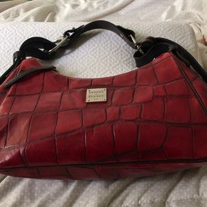 Dooney & Bourke Red Croc Leather